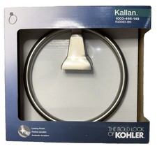 KOHLER Kallan Towel Ring in Vibrant Brushed Nickel K-R22083-BN NEW