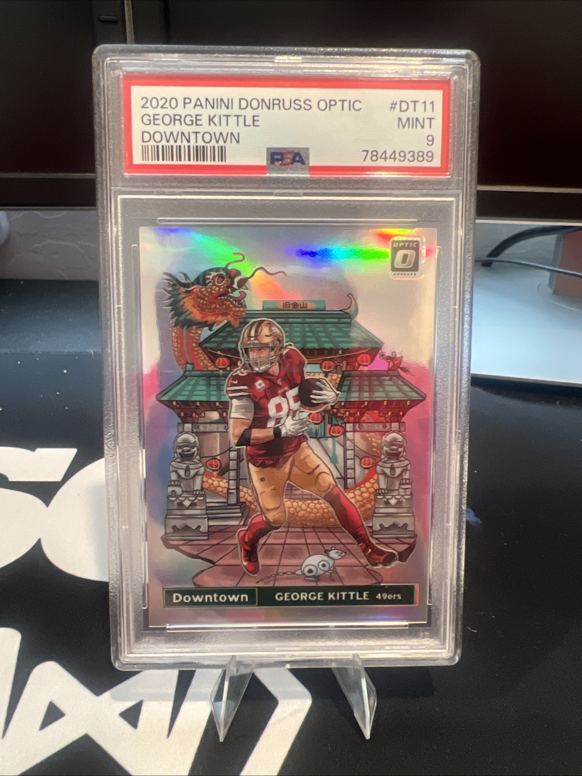 2020 Panini Donruss Optic - Downtown George Kittle #DT-11