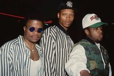 R&B group Bell Biv DeVoe premiere of Whos the Man? held Mann Chine- Old Photo 1