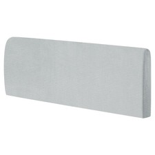 Funda para cabecero de cama, funda para cabecero de cama de 1,5 m para 1,4-1,7 m, gris