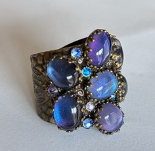 Konplott Ring Melody Drops in Blau/Lila