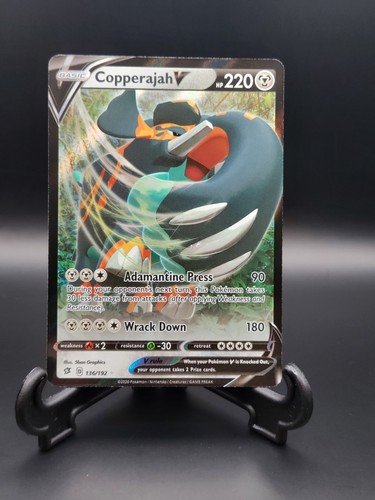 Copperajah V - 136/192 - Ultra Rare - Pokemon Sword & Shield: Rebel Clash