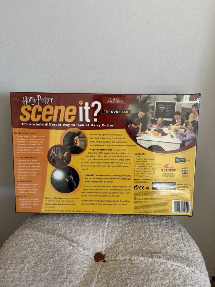 Harry Potter Scene it? DVD game 2005 1st edition NEW IN BOX SEALED - Image 2 of 2