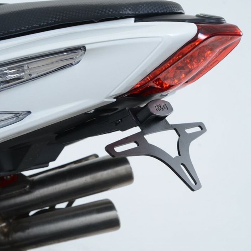 Support de plaque R&G Racing noir haut de gamme et cache bras pour Benelli TNT