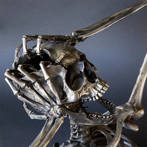 Crazy Skelett Resin Figur | Kreative Halloween Totenkopf Deko Ornament Geschenk - Bild 2 von 6