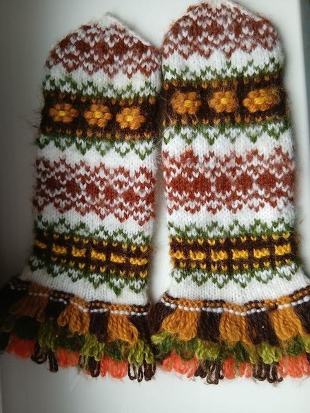 Women & Other Stories Gloves White Wool M