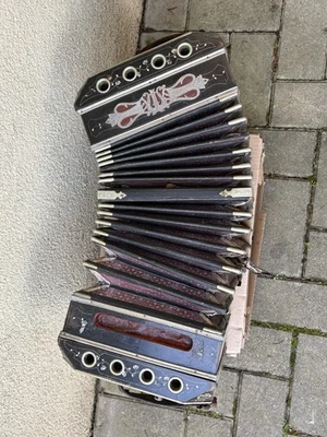 bandoneon F LANGE-UHLIG Et CHEMNITZ - Année 20 - Photo 1/4