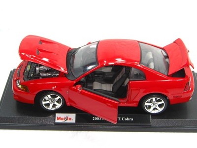 2003 MUSTANG SVT COBRA COUPE RED NEW IN BOX | eBay