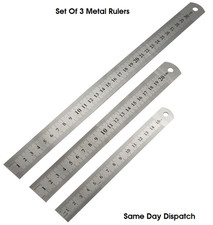 Schullineal Metall Aluminium Alu Lineal 30 Cm Rutschfest Schneidekante