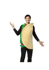 Taco Costume With 3D Details Standard Adult One Size Fits Most