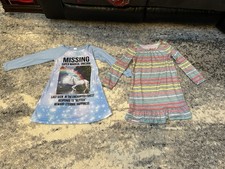 Girls Size 5-6 Long Sleeved Nightgowns