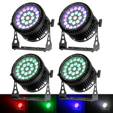 IP65 Waterproof 4in1 LED Par Light 25x12w RGBW Zoom Outdoor Stage Wedding 4pcs