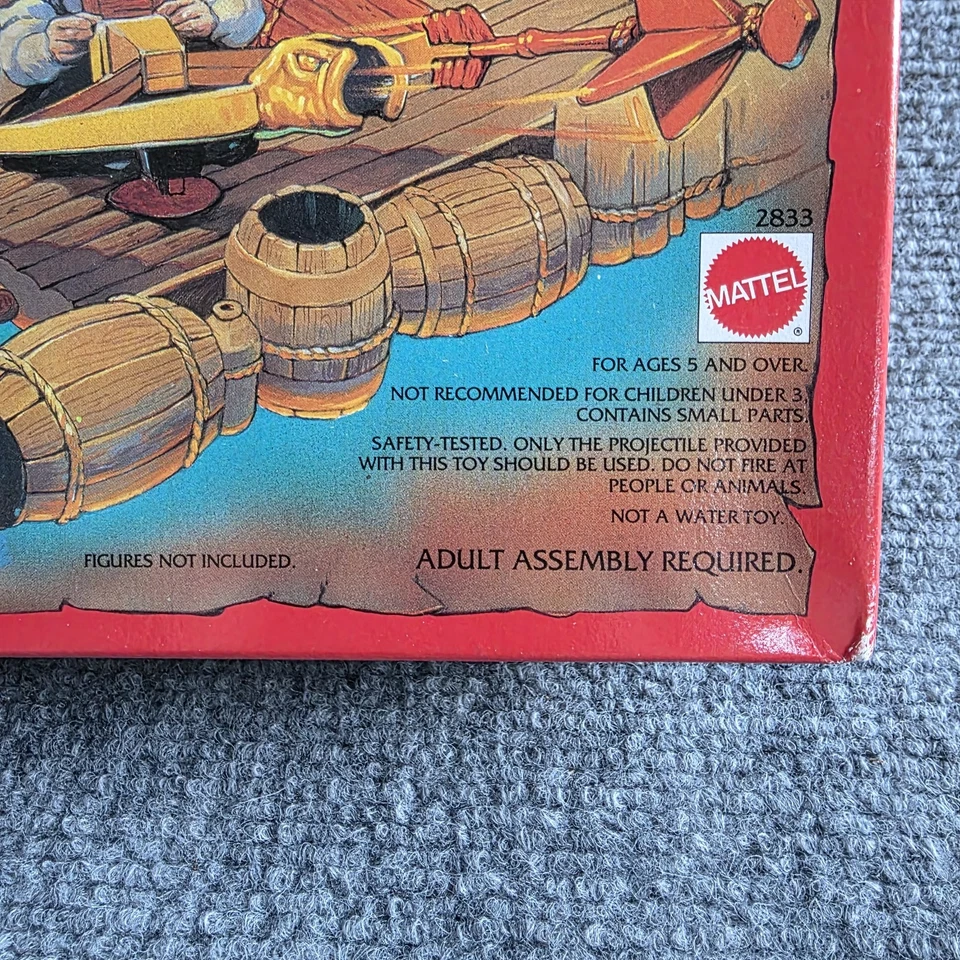 Mattel Hook Lost Boy ATTACK RAFT #2833 1991 Novo Selado Peter Pan Robin Williams - Imagem 3 de 4