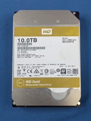 Hard Disk Western Digital Gold 6 TB: 7200 RPM, SATA III, 128 MB Cache - Usato Ma Testato