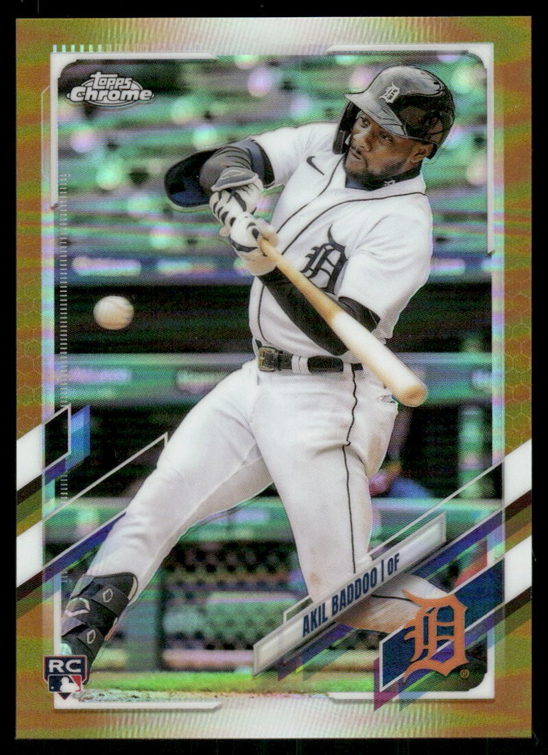 2021 Topps Chrome Update Gold Refractors #USC27 Akil Baddoo /50 - BB