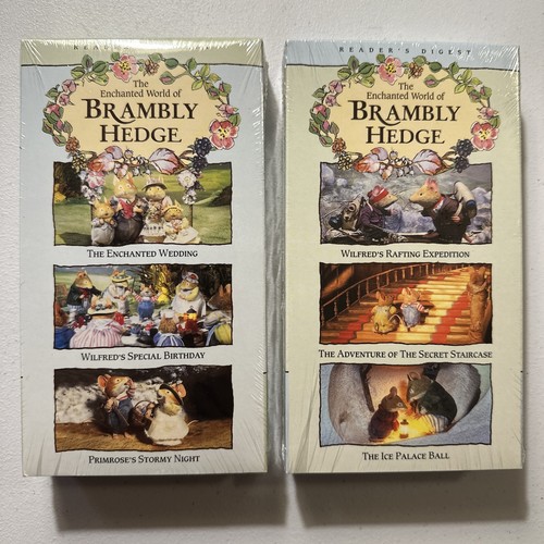 The Enchanted World of Brambly Hedge (VHS) X2 Reader’s Digest Box Set Brand New - Picture 7 of 8