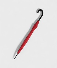 Knirps T760 Long AC Umbrella, Anti-Tip, Curved Handle, Red Red 37601500