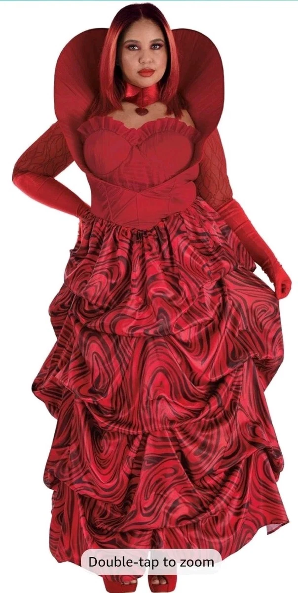 open lace back dress Amazon.com: Fun Costumes Adult Queen Of Hearts Costume