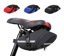 Bicycle saddle bag - MTB bike tail pack - waterproof under-seat storage bag