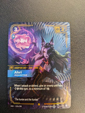 Riftbound | Ahri - Inquisitive (Alternate Art) | Showcase 119a/298 | Foil — live eBay listing