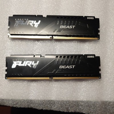 Kingston FURY Beast 32GB (2x16GB) DDR5 RAM 5600MHz (KF556C40BB-16) TESTED GOOD 