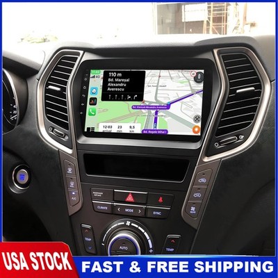 128G for Hyundai Santa Fe IX45 2013-17 Car Radio Screen CarPlay Android AUto FM