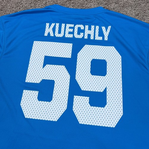 Carolina Panthers Shirt Mens 2XL Blue NFL Team Luke Kuechly Football Jersey - Picture 5 of 11