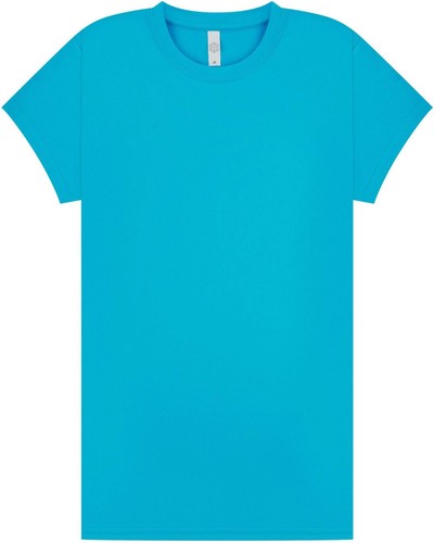 Womens Polyester T Shirt 100% Tech Tee Ladies Training Top Quick Dry Breathable - Picture 62 of 70