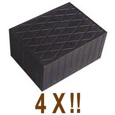 4Xbloc de caoutchouc160x120x80 mm.pour Pont elevateur-fabriqué en Italie-tampons
