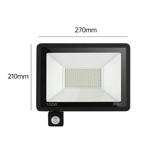 10~200W LED Fluter mit Bewegungsmelder Außen Garten Strahler Scheinwerfer IP66 - Bild 22 von 25