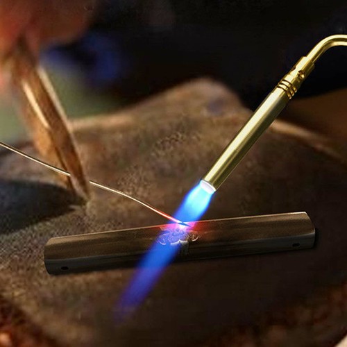 Quemador de gas 1300 °C lámpara de soldadura quemador quemador Bunsen encendido manual encendedor de gas - Imagen 5 de 12