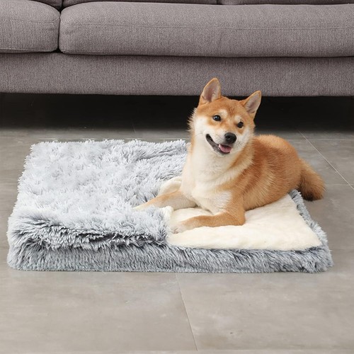 Dog Bed with Cover Cave, Orthopedic Dog Bed with Blanket, 33.5 * 27.6'' Rectangl - Picture 8 of 8