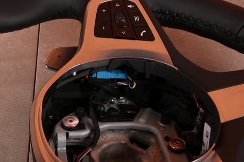 BMW X3 G01 X4 G02 VOLANTE ORIGINALE M-SPORT PADDLE IN PELLE 1km 9T67731 - Foto 12 di 15