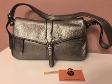 Monsac Metallic Leather Handbag Shoulder Bag New F0549 $395