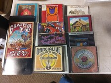 Grateful Dead 1 dvd 20 cd lot #24 steppin out 72 garcialive vol 1 egypt 78 READ!