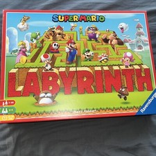 JUEGO DE MESA COMPLETO VINTAGE RAVENSBURGER SUPER MARIO LABERINTO