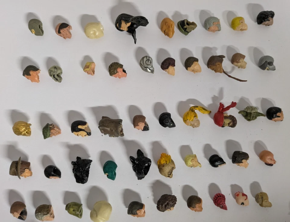 Figura de acción lote mixto de más de 100 cabezas, GI Joe, refundido, DC, Marvel y más Foto 4 de 4