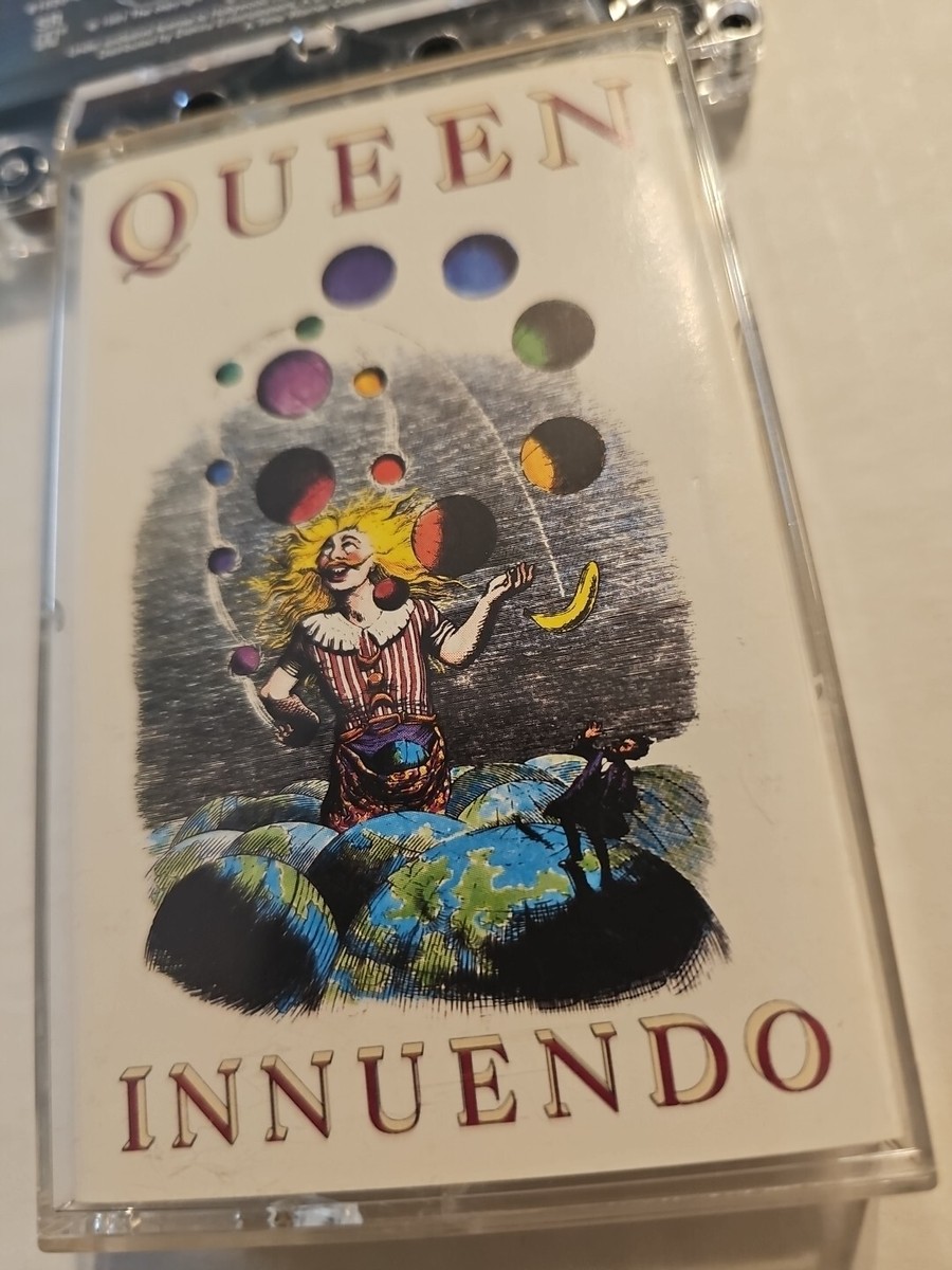 Queen - Innuendo Cassette Tape 1991 Hollywood Records Queen - Innuendo Cassette Tape 1991 Hollywood Records