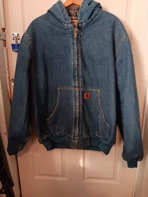 Carhartt Vintage Men's J139 DST Blue Jean Jacket Sixe XL