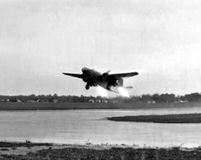 Jet Assisted Take Off of A-20 Havoc 8x10 WWII WW2 Photo 898a
