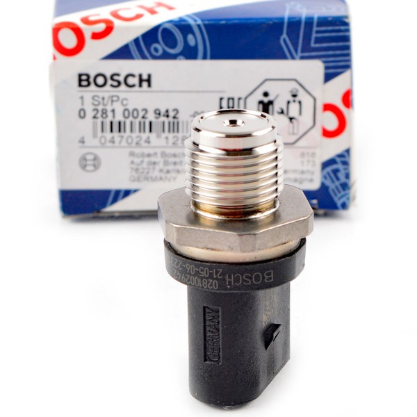 Bosch 0281002942 Kraftstoffdrucksensor FüR Mercedes C CL203 T-MODEL S202 S203-image