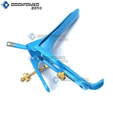 One Piece Blue Coated LLETZ LEEP Graves Speculum Medium