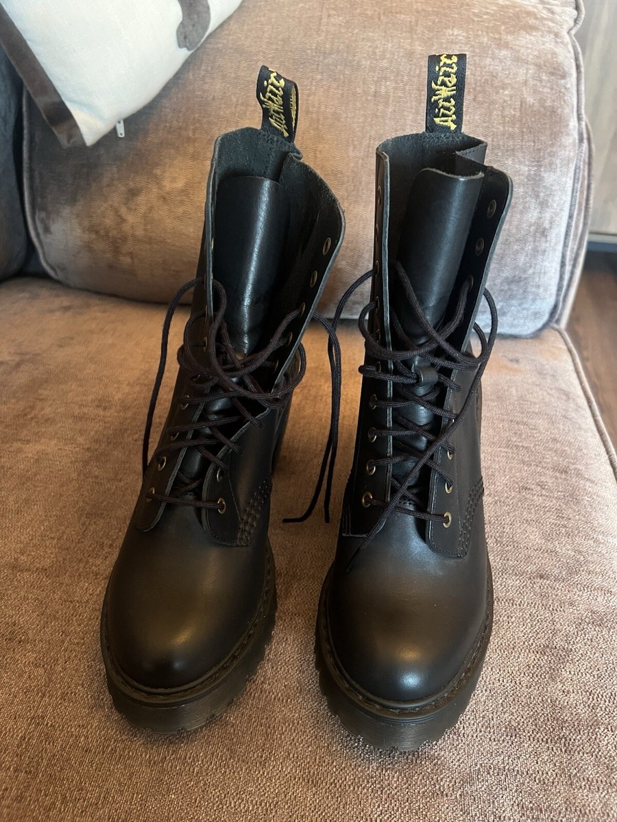 Leather Boots Kendra Dr Martens Black Dr Martens Boots Kendra
