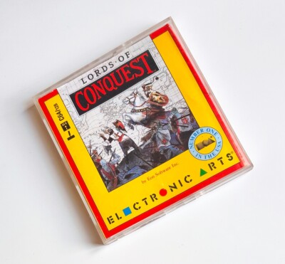 Lords of CONQUEST  rar Commodore C64 disk game, boxed, ovp, electronic arts 1985