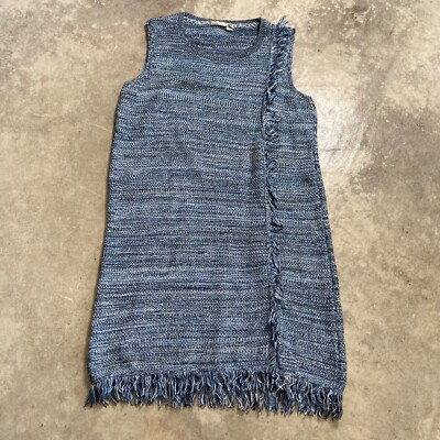 Anthropologie Holding Horses Dress Large Blue Fringe Knit Sleeveless Office Knit | eBay Anthropologie Holding Horses Dress Large Blue Fringe Knit Sleeveless Office Knit | eBay