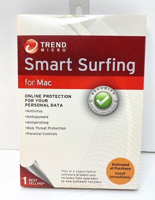 Trend Micro Smart Surfing Online Security Data Protection for MAC