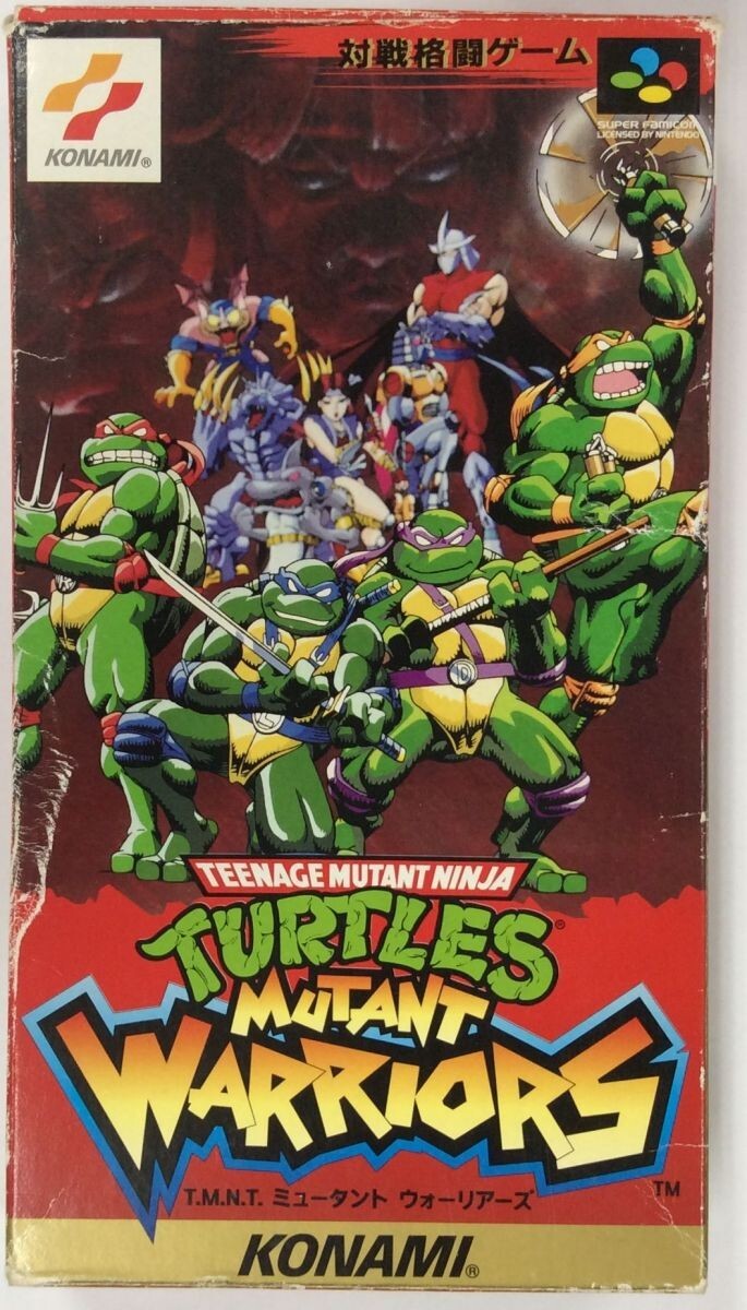 Turtles Mutant Warriors T.M.N.T Nintendo Super Famicom SFC SNES