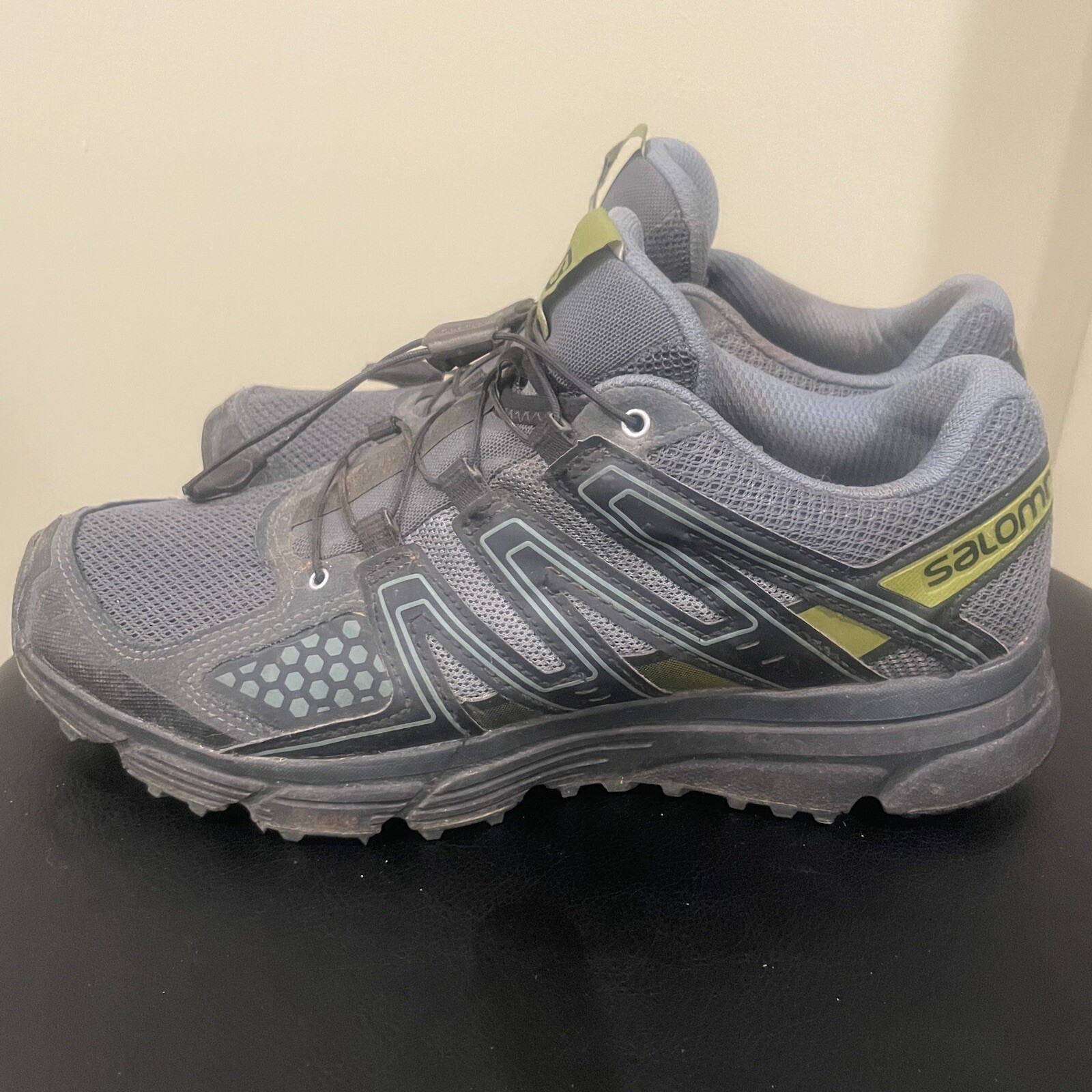 Salomon Uomo 7.5 X Mission 3 scarpe da trail running urban chic nero guacamole