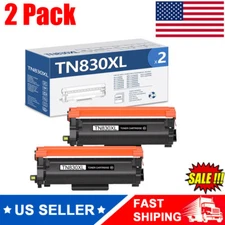 2 PcsTN830XL Toner Cartridges for For Brother HL-L2405W MFC-L2760DW MFC-L2820DW