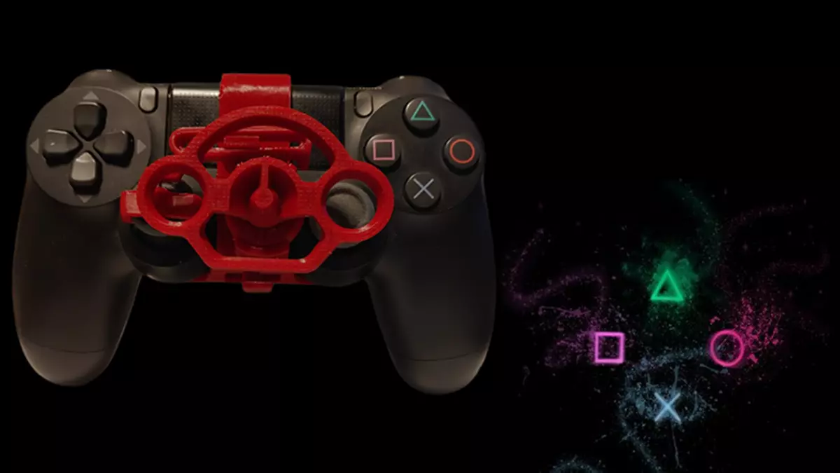 3d printed ps4 hotsell controller steering wheel
